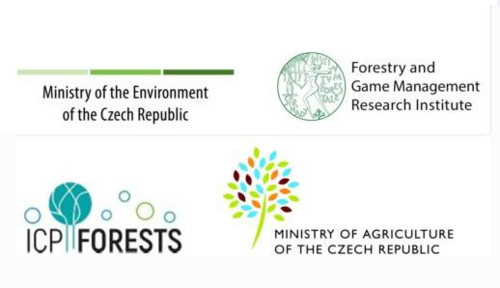 ICP Forest Logo, Czech Ministries Agriculture Environment Logos 